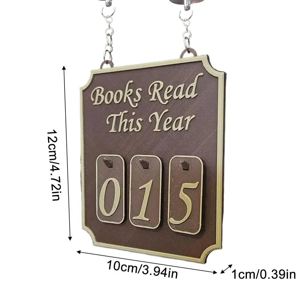 Books Counter Plaque