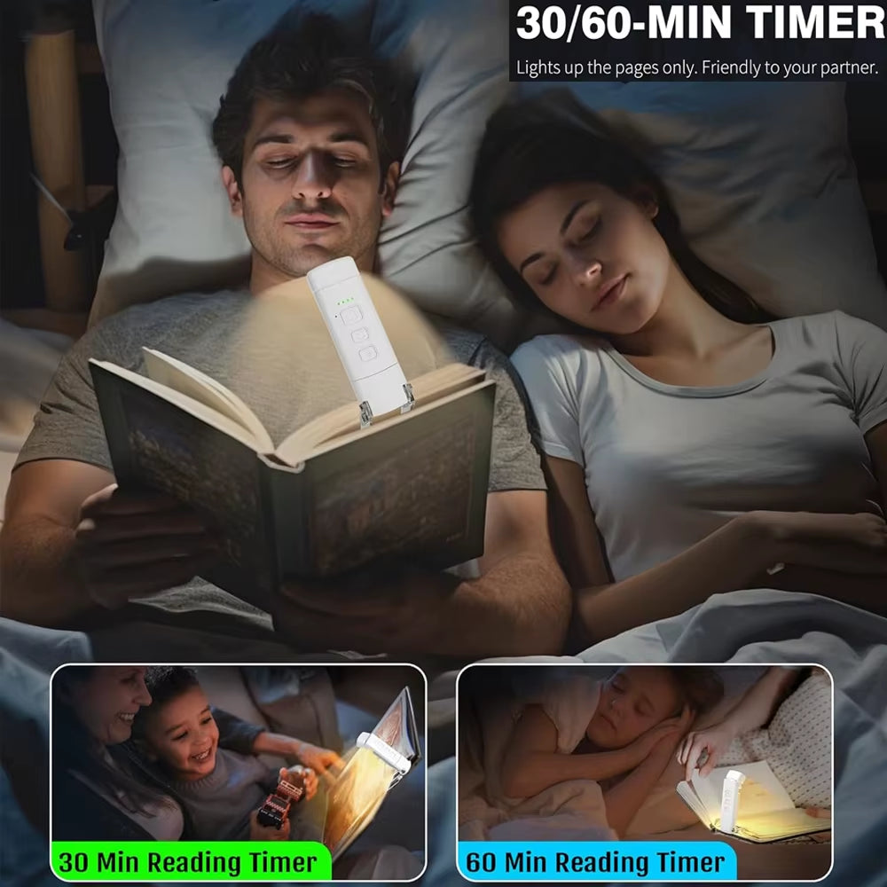 3 Color mode Rechargeable Reading Light 