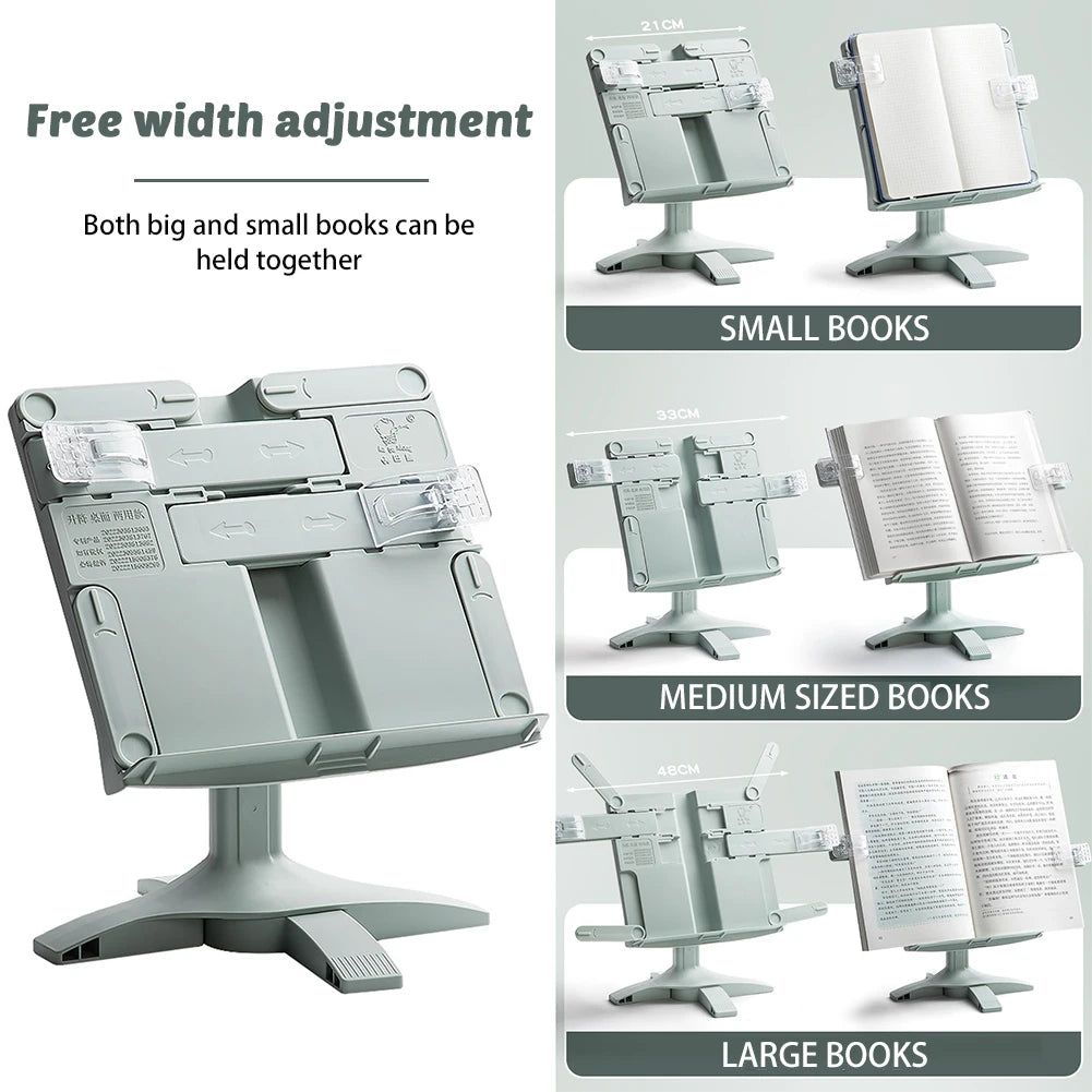 Adjustable & Rotatable Reading Bookshelf