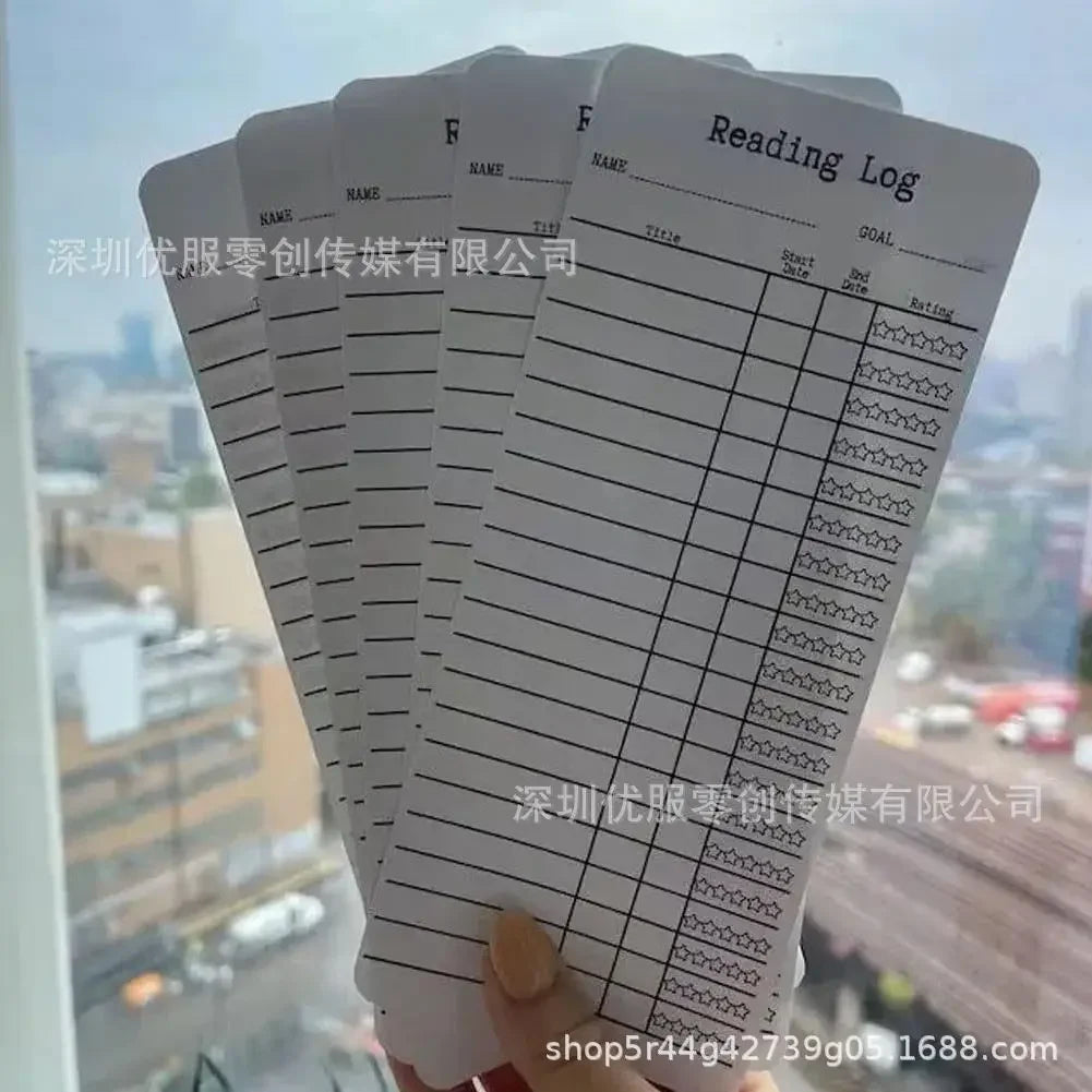 12 sets of Reading Log Bookmarks