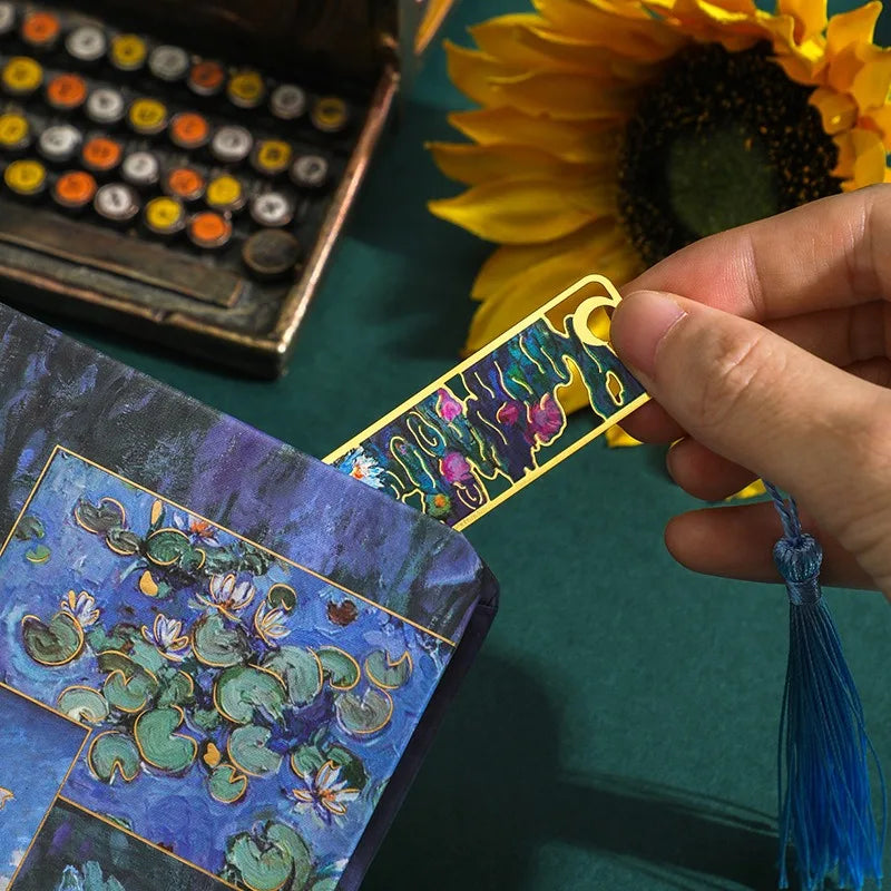 Floral Gilded Bookmark