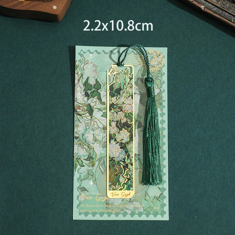 Floral Gilded Bookmark