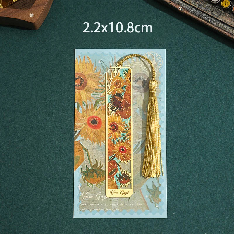 Floral Gilded Bookmark