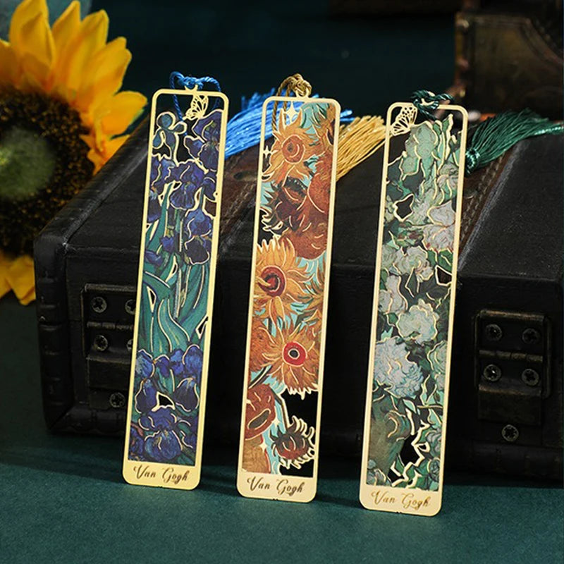 Floral Gilded Bookmark