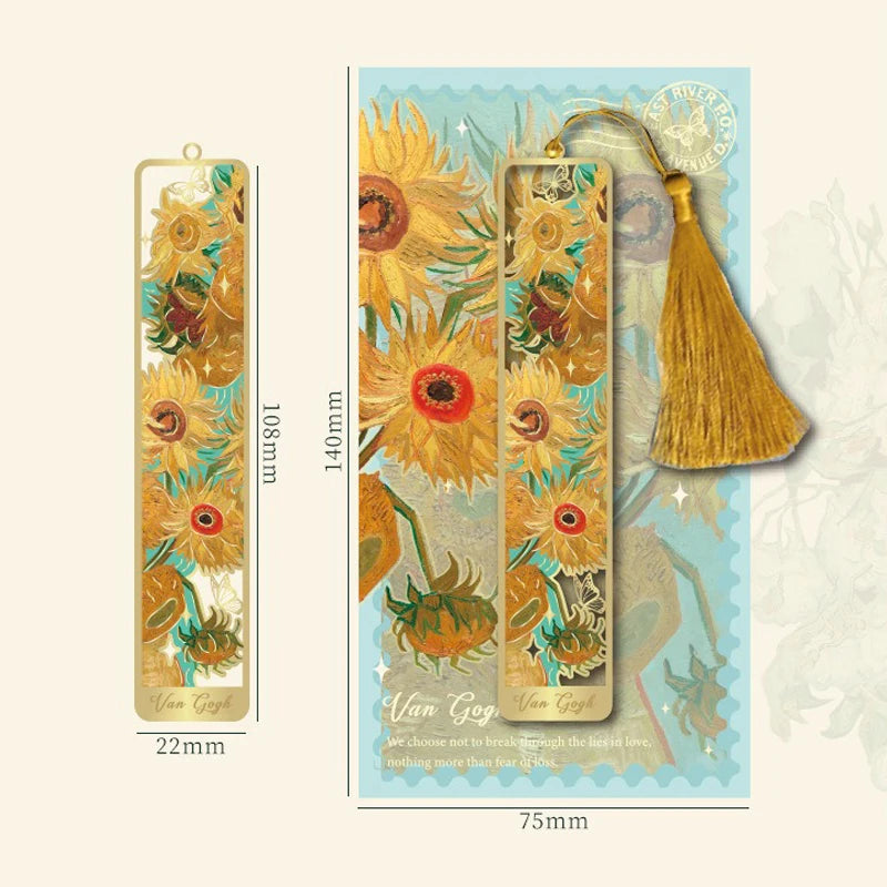 Floral Gilded Bookmark