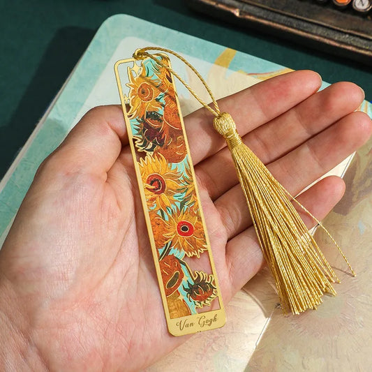 Floral Gilded Bookmark