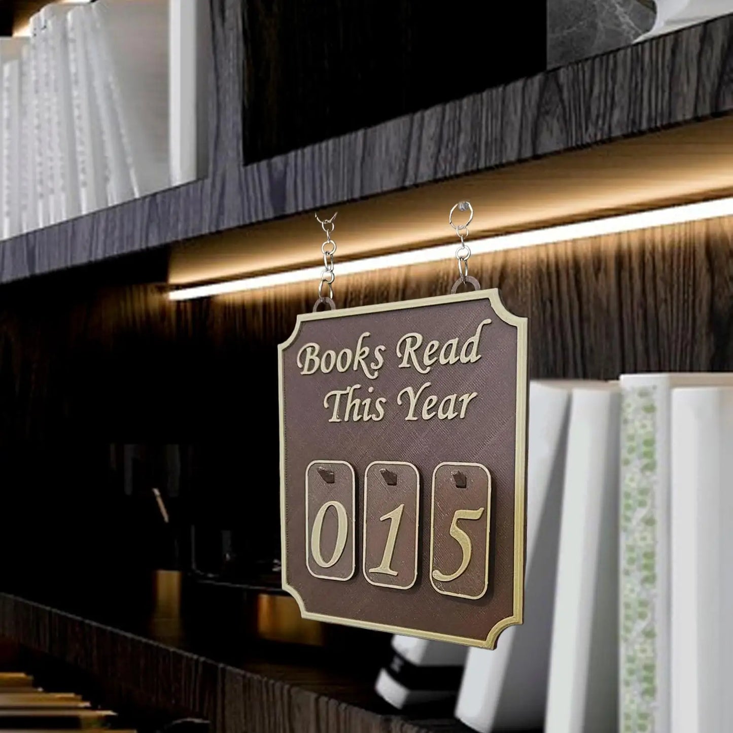 Books Counter Plaque