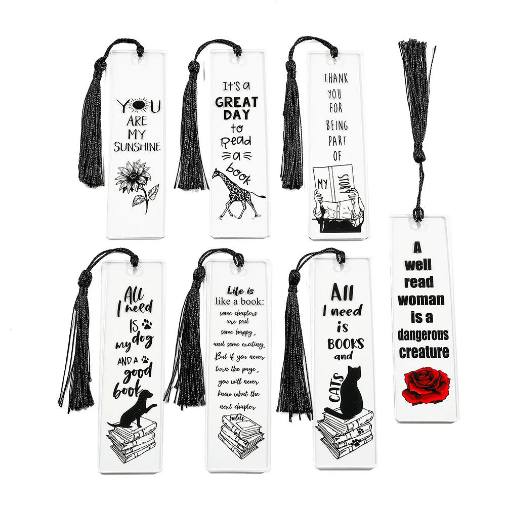 Acrylic bookmarks