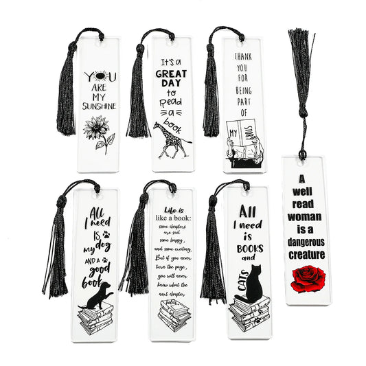 Acrylic bookmarks