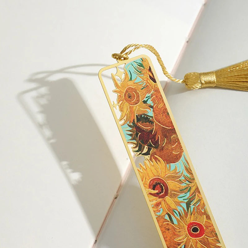 Floral Gilded Bookmark