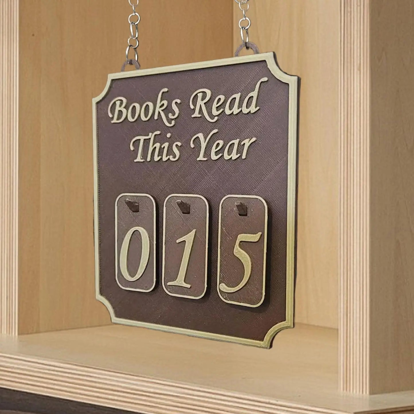 Books Counter Plaque