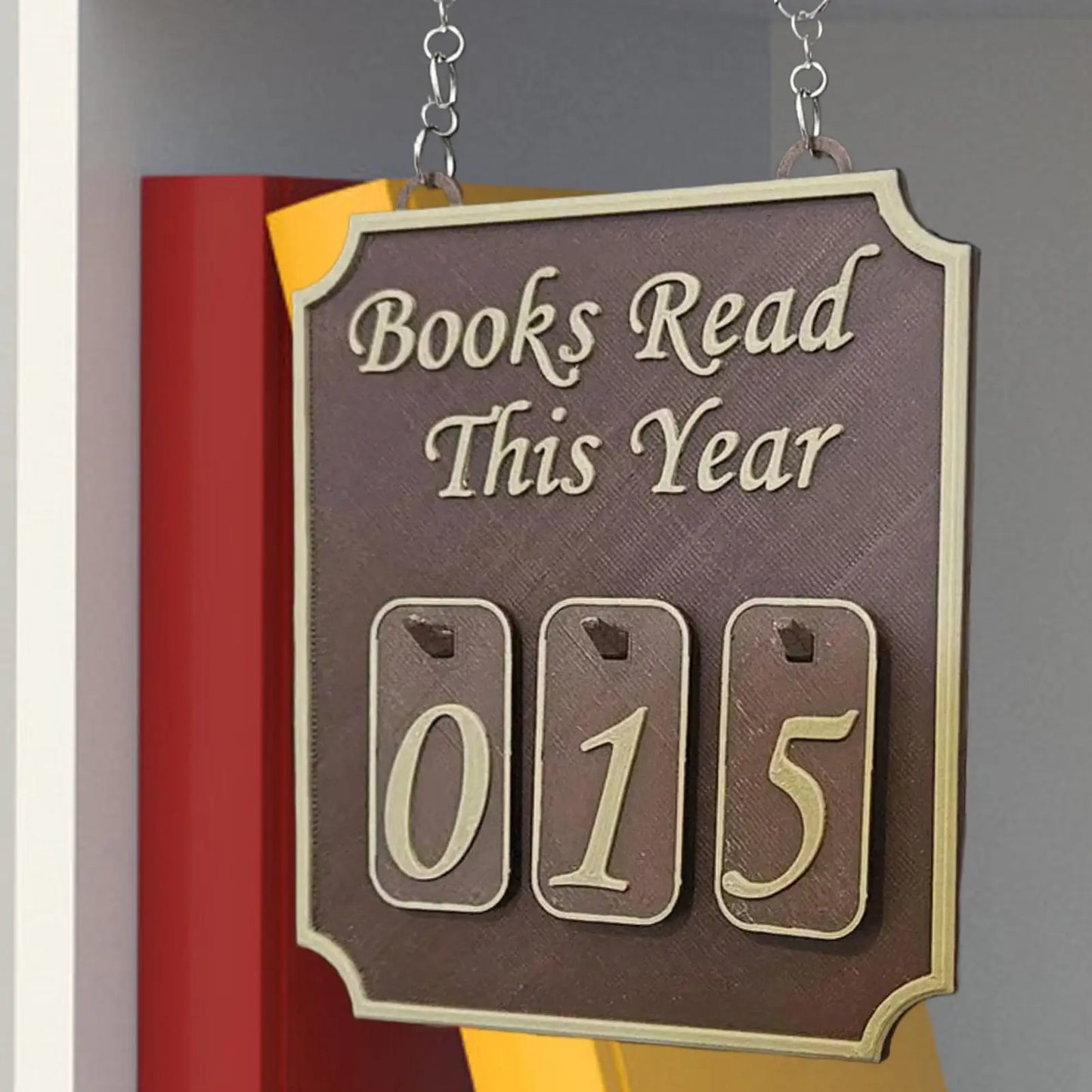 Books Counter Plaque