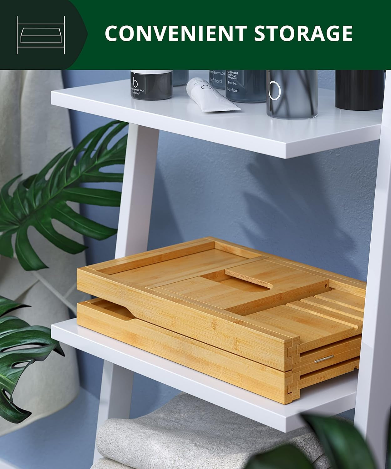 Luxury Bathtub Tray One or Two Person Bath and Bed Tray 