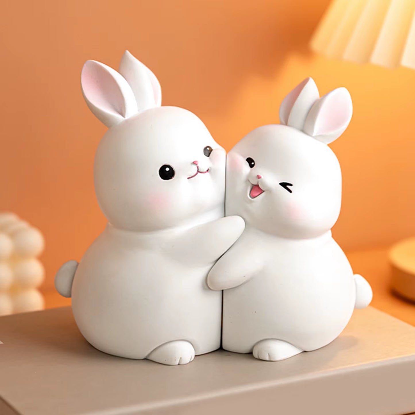 Cute Shelf Rabbit Bookends 