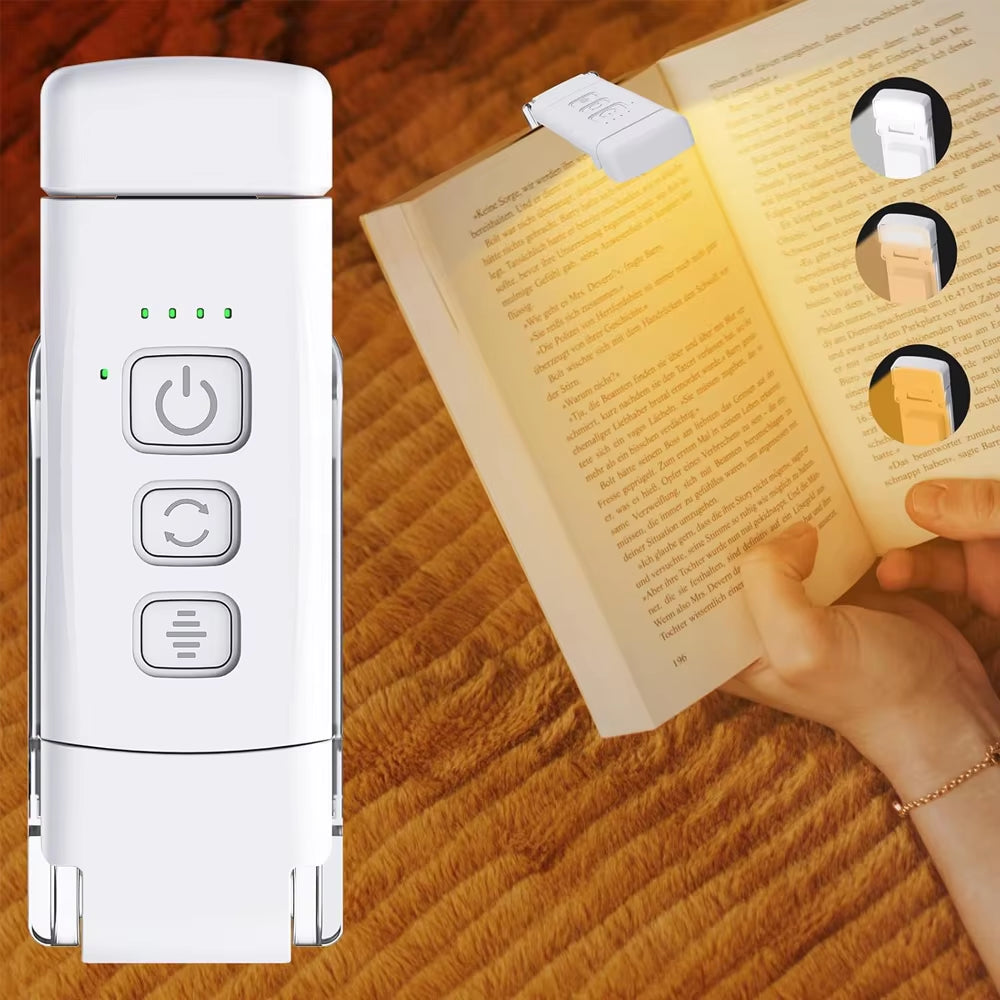 3 Color mode Rechargeable Reading Light 